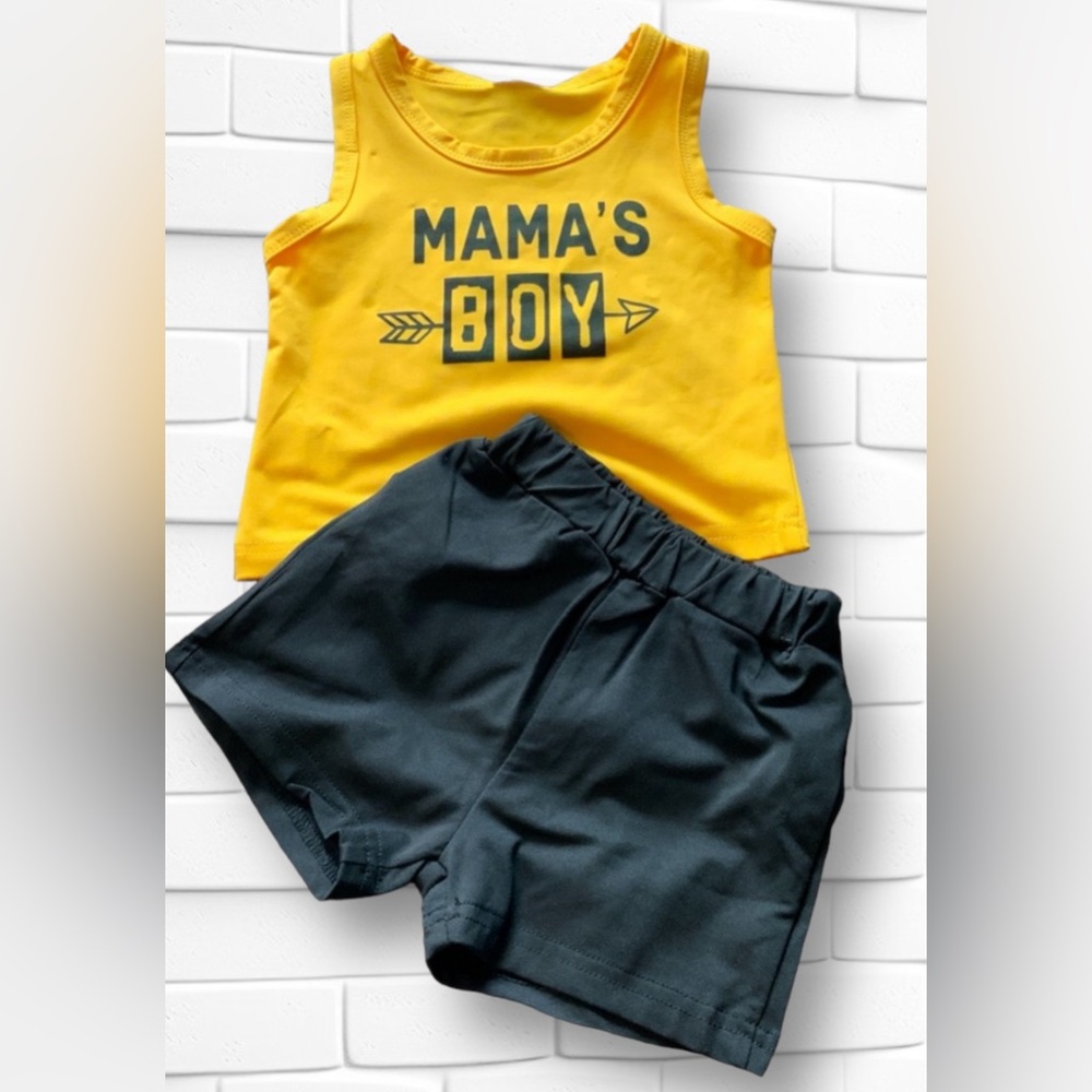 NWT. Mama’S Boy Short Set